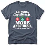 More Anesthesia Christmas Tee thumbnail 5