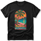 Palm Tree Christmas ~ Comfort Colors Premium Tee thumbnail 1
