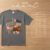 Book Lover T-Shirt, Bibliophile Gift, Cozy Bookworm Sweatshirt, Dark Academia Reader Tee, Vintage Books & Coffee Apparel, Librarian Teacher thumbnail 9