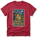 Gogh Birthday Girl ~ Comfort Colors Premium Tee thumbnail 2