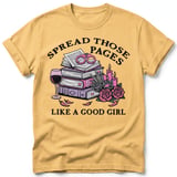 Spread Those Pages Like A Good Girl Tee thumbnail 25