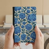 Blue Botanical Floral Passport Cover thumbnail 3