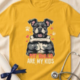 Pit Bulls Are My Kids Tee | Pit Bull Mom Shirt | Pittie Lover Gift | Dog Mom Apparel thumbnail 3