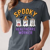 Spooky Healthcare Worker Tee thumbnail 4