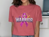 Cancer fighting t-shirt, Warrior ribbon shirt, Breast cancer awareness Tee, Survivor support top, Hope shirt, Fundraiser apparel, Gift idea thumbnail 7