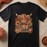 Howdy Fall Highland Cow Tee thumbnail 6