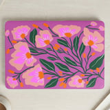 Pink Poppy Floral Laptop Case thumbnail 1