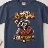 I Wasn't Stealing Raccoon Tee thumbnail 6
