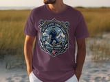 United States Coast Guard T-Shirt, Semper Paratus Shirt, USCG Emblem Tee, Patriotic Military Veteran Gift, Nautical Navy Style Graphic thumbnail 3