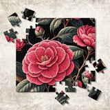 Camellia Flower Tumbler Digital Design, Pink Floral PNG, Watercolor Flowers Background, Junk Journal Paper, Scrapbooking, Tumbler Digital thumbnail 12