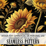 Sunflower Tumbler Design, Digital Paper, Floral Backgrounds, Junk Journal, Scrapbooking, Printable Tumbler PNG, Colorful Flowers thumbnail 1