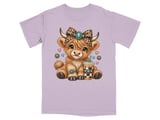 Cute Highland Cow Iced Coffee Tee thumbnail 8
