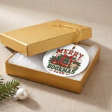 Merry Bookmas Club Ornament, Book Lover Christmas Gift, Cozy Bookish Holiday Tree Decor, Reader Gift, Cute Book Club Christmas Ornament thumbnail 7