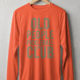 Pickleball Sport-Tek Long Sleeve Tee, Old People Pickleball Club, Performance Sun Shield Shirt thumbnail 4