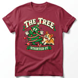 The Tree Started It Corgi Tee thumbnail 1