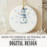 Baby First Christmas Snowman Digital thumbnail 1