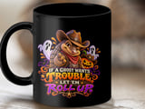 Halloween Cowboy Armadillo Mug thumbnail 9