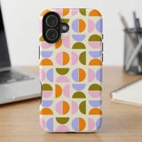 Retro Mid Century Geometric MagSafe® Phone Case thumbnail 6