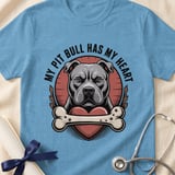 My Pit Bull Has My Heart Tee | Pit Bull Lover Shirt | Pittie Mom Gift | Dog Lover Apparel thumbnail 8