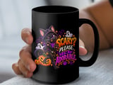 Scary Please Im Adorable Black Cat Mug thumbnail 11