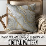 Gold Marble Tumbler Design, Digital Paper, Watercolor Flower Backgrounds, Floral Junk Journal Pages, Printable tumbler png, Digital thumbnail 5
