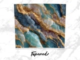 20 oz Skinny Tumbler Wrap Sublimation Design, Abstract Gold Veins Tumbler, Straight and Tapered Wrap png, Digital Download thumbnail 4
