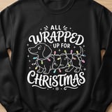 All Wrapped Up Dachshund Christmas Tee thumbnail 5