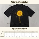 Pickleball Sport-Tek Performance Tee, Pickleball Sunflower Graphic, Moisture Wicking Court Apparel thumbnail 11