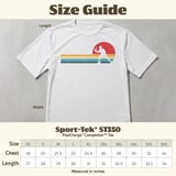 Pickleball Sport-Tek Performance Tee, Retro Sunset Player Silhouette Graphic, Vintage Athletic Court Apparel thumbnail 12