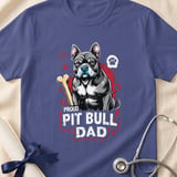 Proud Pit Bull Dad Tee | Pit Bull Dad Shirt | Pittie Dad Gift | Dog Dad Apparel thumbnail 11