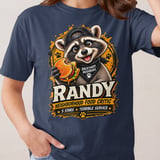 Randy Food Critic Raccoon Tee thumbnail 2