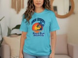Beach Bum University Honor Graduate T-Shirt, Tropical Sunset Palm Tree Tee thumbnail 9