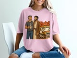 Fueled By Jesus Coffee T-Shirt, Christian Faith Shirt, Religious Retro Tee, Spiritual Coffee Lover Gift for Him, Christian Apparel thumbnail 4
