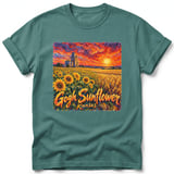 Gogh Sunflower ~ Comfort Colors Premium Tee thumbnail 8
