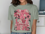 Love Supports Hope Faux Patchwork Tee thumbnail 11