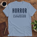 Horror Is My Writing Language Softstyle Tee thumbnail 7