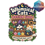 Whimsical Cats Potion Shop Mug Wrap thumbnail 2