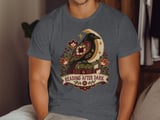 Reading After Dark Tee or Sweatshirt, Faux Patchwork Design thumbnail 7