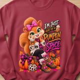 Pumpkin Spice Sally the Squirrel Sweatshirt thumbnail 3