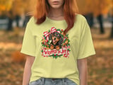 Wrapped In Joy Dachshund Christmas Tee thumbnail 6