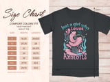 Just a Girl Who Loves Axolotls T-Shirt thumbnail 7