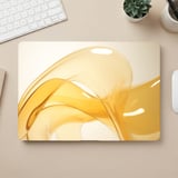 Golden Fluid Swirl MacBook Case thumbnail 5