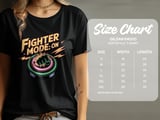 Cancer fighting t-shirt, Fighter Mode On T-Shirt, Punch Design Shirt, Inspirational Cancer Shirt, Hope T-Shirt, Funny T-Shirt, Support Gift thumbnail 5