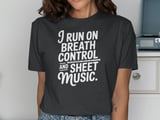 Breath & Sheet Music Flute Graphic Tee thumbnail 13