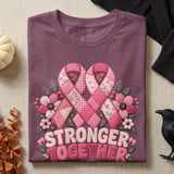 Faux Patchwork Stronger Together Tee thumbnail 12