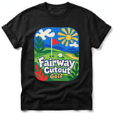 Fairway Cutout ~ Comfort Colors Premium Tee thumbnail 1