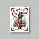 Nutcracker Poster: Christmas Decor, Funny Wall Art, Cool Nutcracker, Framed thumbnail 12