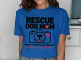 Rescue Dog Mom Tee thumbnail 3