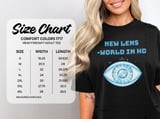 New Lens World HD T-Shirt: Eye Graphic, Cataract Surgery, Lens Replacement Vision thumbnail 3