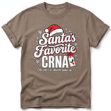 Santa's Favorite CRNA Tee thumbnail 6
